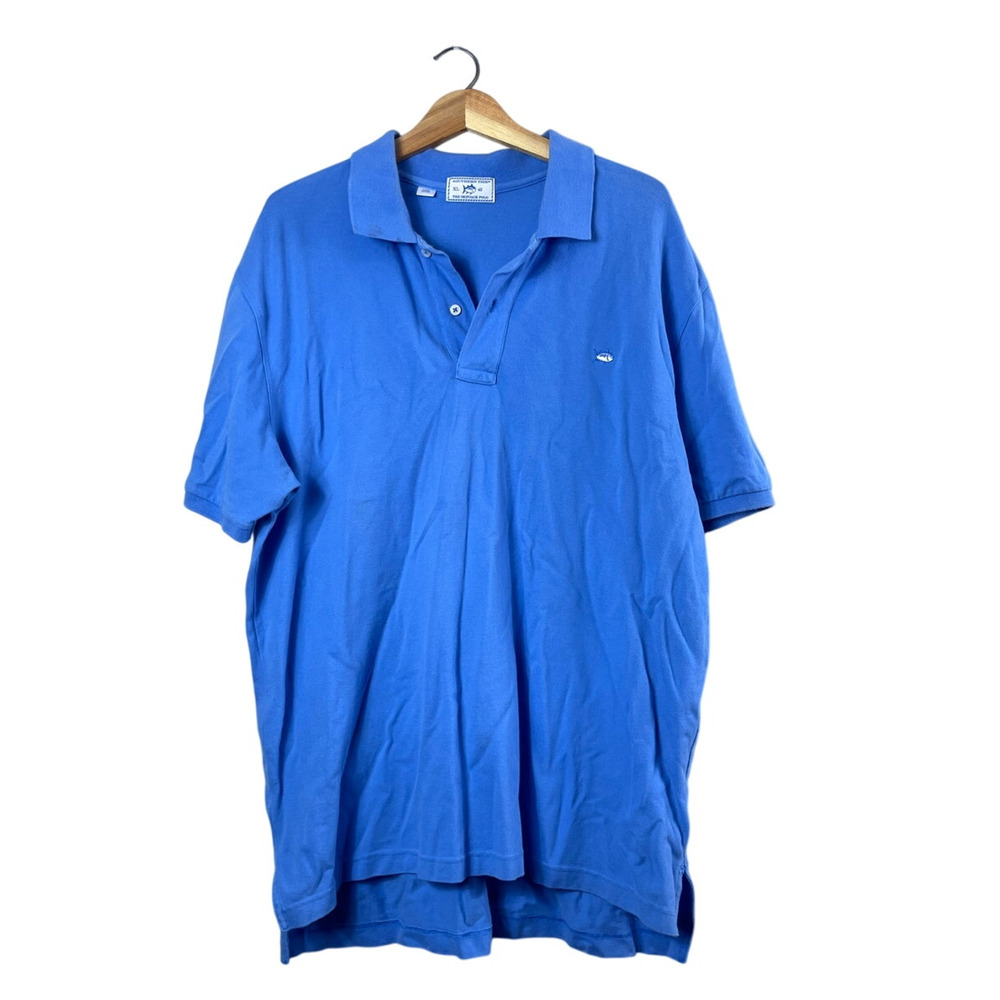 Men's Blue Southern Tide Skipjack Polo Shirt XL